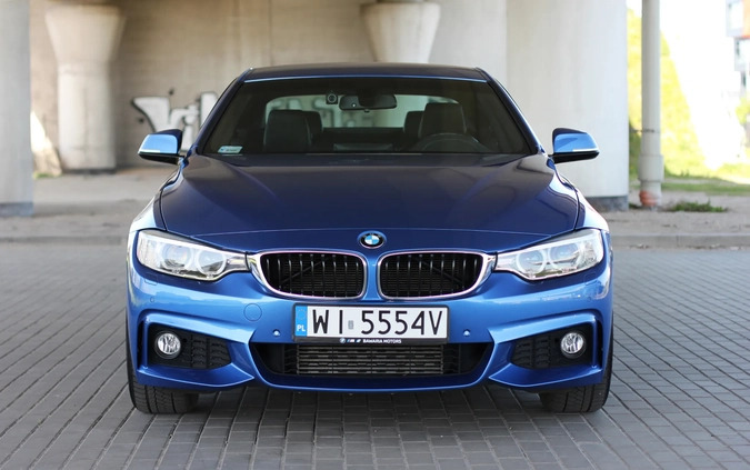 BMW Seria 4 cena 99900 przebieg: 42900, rok produkcji 2014 z Warszawa małe 407